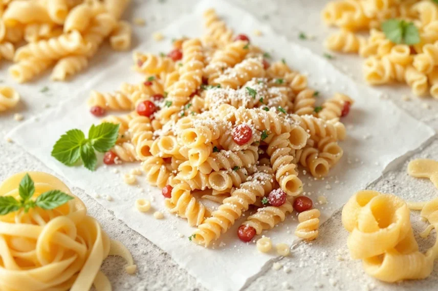 diffrent types of pasta